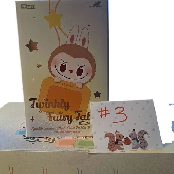 Labubu Twinkly Fairy Tale Sparkly Surprise Plush Card Holder Blind - Picture 1 of 6